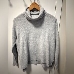 Ever New Light Blue Turtleneck Sweater